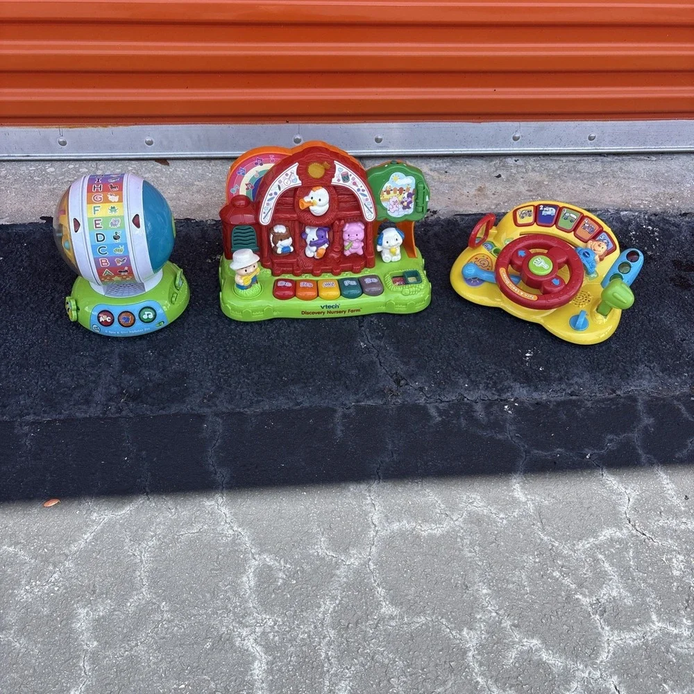 Vtech And Leap Frog Toys Bundle Discover Nursery Farm  Turn & Learn Spin & Sing